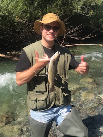 Picture Marco Berweger with Fish