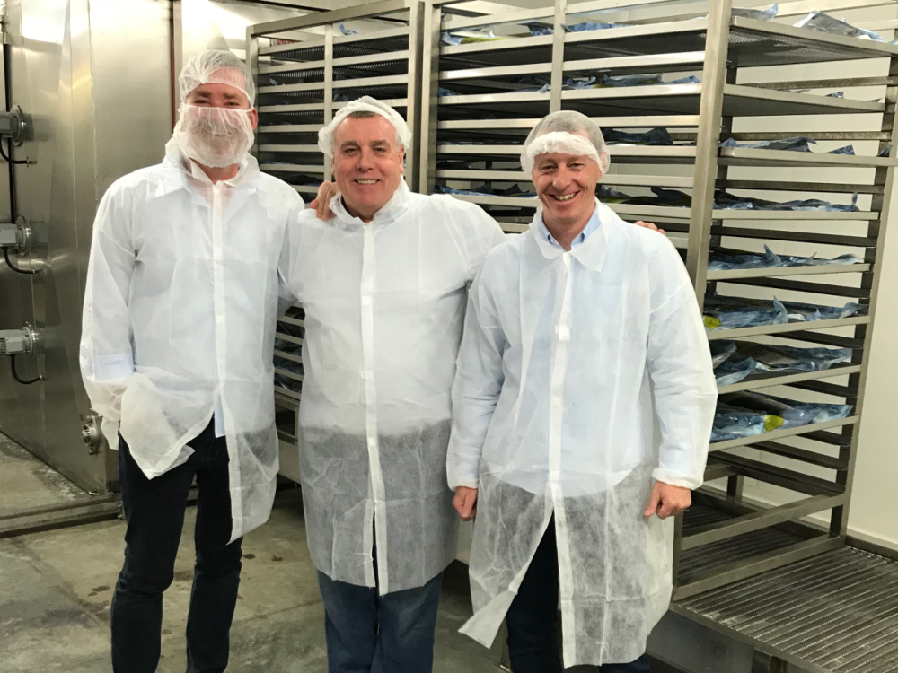 Bild Christoph Baldegger und Gilbert Vergères bei Clean Seas