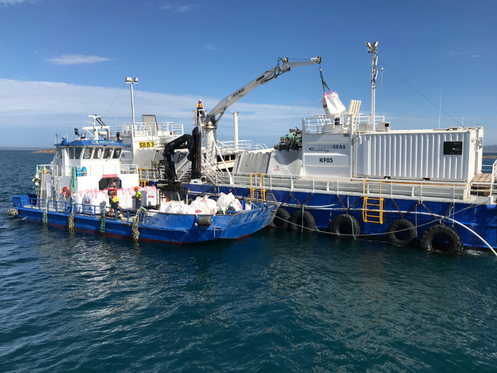 Bild Clean Seas Futtertransport